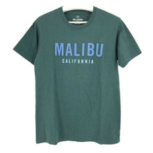 画像をギャラリービューアに読み込む, ロンハーマン Ron Herman HOLLYWOOD TO MALIBU フェルトワッペン付き Tシャツ 半袖 M グリーン【中古】【新品同様】【美品】