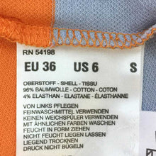 Load image into Gallery viewer, ボグナー BOGNER 半袖カットソー Tシャツ S オレンジ ブルー ストライプ柄【中古】【美品】