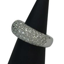 画像をギャラリービューアに読み込む, ショーメ CHAUMET アノーリング パヴェダイヤ MM 指輪 K18WG 15号相当 新品磨き済み シルバー【中古】【新品同様】【美品】