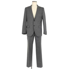 画像をギャラリービューアに読み込む, ナノユニバース nano universe スーツセットアップ 背抜き ジャケットのみ未使用 サイズ48 L相当 グレー ストライプ柄【中古】【新品同様】【美品】