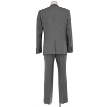 画像をギャラリービューアに読み込む, ナノユニバース nano universe スーツセットアップ 背抜き ジャケットのみ未使用 サイズ48 L相当 グレー ストライプ柄【中古】【新品同様】【美品】