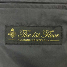 画像をギャラリービューアに読み込む, ナノユニバース nano universe スーツセットアップ 背抜き ジャケットのみ未使用 サイズ48 L相当 グレー ストライプ柄【中古】【新品同様】【美品】