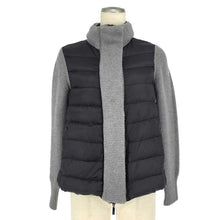 画像をギャラリービューアに読み込む, モンクレール MONCLER MAGLIONE TRICOT CARDIGAN ダウンジャケット ニット ジップアップ S グレー【中古】