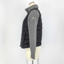 画像をギャラリービューアに読み込む, モンクレール MONCLER MAGLIONE TRICOT CARDIGAN ダウンジャケット ニット ジップアップ S グレー【中古】