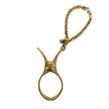 画像をギャラリービューアに読み込む, エルメス HERMES フィルー グローブホルダー 手袋ホルダー ゴールド【中古】