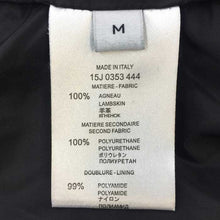 画像をギャラリービューアに読み込む, ジバンシィ GIVENCHY レザーブルゾン ラムスキン ジャケット ジャンパー フード付き M ブラック【中古】