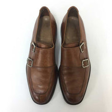 画像をギャラリービューアに読み込む, アルバラデホ ALBALADEJO ダブルモンクドレスシューズ モンクストラップ スペイン製 25cm相当 ブラウン【中古】