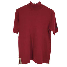 画像をギャラリービューアに読み込む, バーバリーブラックレーベル BURBERRY BLACK LABEL ハイネック 半袖 カットソー サイズ2 レッド【中古】