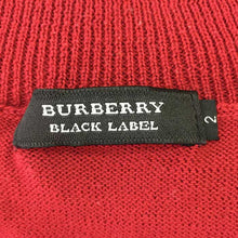 画像をギャラリービューアに読み込む, バーバリーブラックレーベル BURBERRY BLACK LABEL ハイネック 半袖 カットソー サイズ2 レッド【中古】
