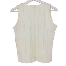 画像をギャラリービューアに読み込む, イブルース iBLUES ノースリーブ カットソー タンクトップ トップス M アイボリー【中古】