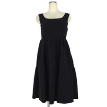 画像をギャラリービューアに読み込む, フォクシー FOXEY モダンエンパイアドレス ワンピース サイズ40 M相当 38330 ブラック【中古】【美品】