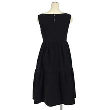 画像をギャラリービューアに読み込む, フォクシー FOXEY モダンエンパイアドレス ワンピース サイズ40 M相当 38330 ブラック【中古】【美品】