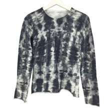 画像をギャラリービューアに読み込む, ルシアンペラフィネ lucien pellat finet 長袖 セーター カシミヤ混ニット ビッグスタッズヘンプ入り トップス S グレー系 タイダイ柄【中古】