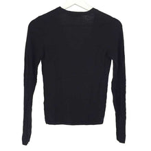 画像をギャラリービューアに読み込む, セオリー Theory Vネック ニット セーター カットソー サイズ2 M相当 ブラック【中古】