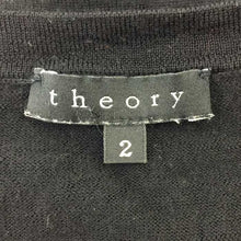 画像をギャラリービューアに読み込む, セオリー Theory Vネック ニット セーター カットソー サイズ2 M相当 ブラック【中古】