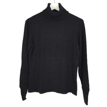 画像をギャラリービューアに読み込む, イブルース i BLUES タートルネック 異素材カットソー 黒【中古】