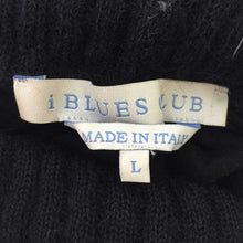 画像をギャラリービューアに読み込む, イブルース i BLUES タートルネック 異素材カットソー 黒【中古】