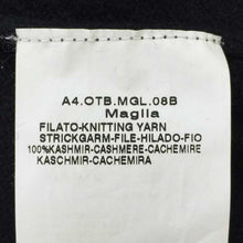 画像をギャラリービューアに読み込む, イブルース i BLUES Vネックニット カシミヤ 黒【中古】