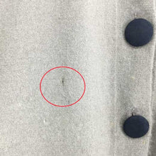 画像をギャラリービューアに読み込む, トラサルディ TRUSSARDI カシミヤ カーディガン 肩パッド入り サイズ42 グリーングレー【中古】