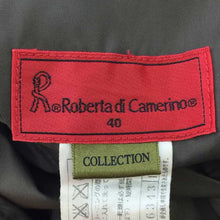 画像をギャラリービューアに読み込む, ロベルタディカメリーノ ROBERTA DI CAMERINO 中綿コート リバーシブル サイズ40 ブラウン【中古】