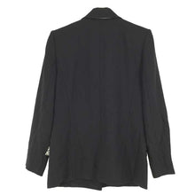 画像をギャラリービューアに読み込む, レオナール LEONARD ロングジャケット サイズ40 11号 ブラック【中古】