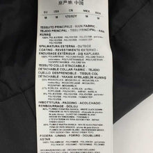 画像をギャラリービューアに読み込む, エンポリオアルマーニ EMPORIO ARMANI ダウンコート ファー付き ラメ入り M ブラック【中古】