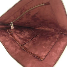 画像をギャラリービューアに読み込む, アニアリ aniary クロコ型押し 書類ケース L字ファスナー クラッチバッグ ブラウン【中古】【美品】