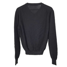 画像をギャラリービューアに読み込む, フェレジーンズ FERRE JEANS Vネック ニット セーター S ブラック【中古】