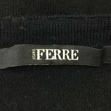 画像をギャラリービューアに読み込む, フェレジーンズ FERRE JEANS Vネック ニット セーター S ブラック【中古】