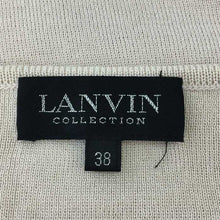 画像をギャラリービューアに読み込む, ランバン LANVIN カットソー 半袖 シルク混 サイズ38 ベージュ【中古】