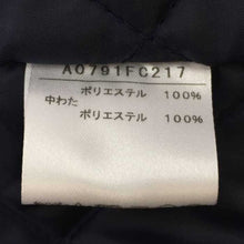 画像をギャラリービューアに読み込む, メルローズ クレール MELROSE claire  スタンドカラー ロングコート ライナー付き  ネイビー【中古】