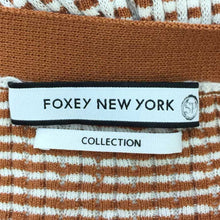 画像をギャラリービューアに読み込む, FOXEY NEW YORK フォクシー 半袖カーディガン SP品 36642 シルク混 ブラウン サイズ38(S相当)【中古】レディース