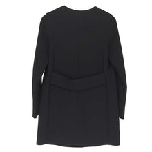 画像をギャラリービューアに読み込む, ユニクロ UNIQLO ノーカラーコート S ブラック【中古】【新品同様】【美品】