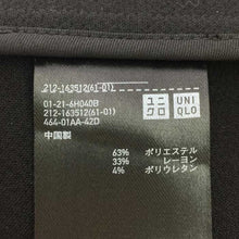 画像をギャラリービューアに読み込む, ユニクロ UNIQLO ノーカラーコート S ブラック【中古】【新品同様】【美品】
