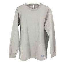 이미지를 갤러리 뷰어에 로드 , アタッチメント ATTACHMENT ギザシルキー天竺 クルーネック LS ロングスリーブTシャツ ロンT 綿100% サイズ2 M相当 ライトグレー【中古】【新品同様】【美品】