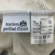 画像をギャラリービューアに読み込む, ルシアン ペラフィネ lucien pellat finet フルジップパーカー 綿100% XXS グレー【中古】【新品同様】【美品】