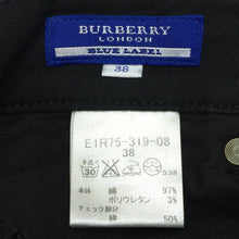 画像をギャラリービューアに読み込む, バーバリーロンドン BURBERRY LONDON クロップドパンツ サイズ38 ブラック【中古】