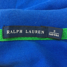 画像をギャラリービューアに読み込む, ラルフローレン RALPH LAUREN ポロシャツ ビックポニー 綿100% レディース S ブルー【中古】