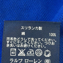 画像をギャラリービューアに読み込む, ラルフローレン RALPH LAUREN ポロシャツ ビックポニー 綿100% レディース S ブルー【中古】