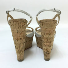 画像をギャラリービューアに読み込む, クリスチャン ルブタン Christian Louboutin ウェッジソール コルク サンダル ホワイト【中古】