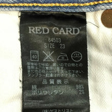 將圖片載入圖庫檢視器 レッドカード RED CARD デニムパンツ ジーンズ サイズ23 ライトブルー【中古】
