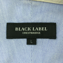画像をギャラリービューアに読み込む, ブラックレーベル クレストブリッジ BLACK LABEL CRESTBRIDGE 長袖シャツ ボタンダウン Lサイズ 51L81 120 22 ブルー【中古】