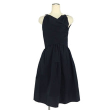 画像をギャラリービューアに読み込む, フェンディ FENDI ノースリーブ ワンピース サイズ38 7号相当 濃紺 セレモニー 結婚式 【中古】【新品同様】【美品】