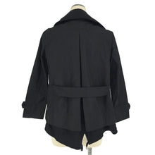 画像をギャラリービューアに読み込む, モンクレール Moncler DESIREE レイヤード ショートコート ジャケット サイズ00 ブラック【中古】