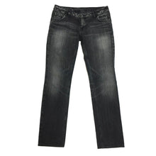 画像をギャラリービューアに読み込む, ルシアンペラフィネ lucien pellat finet デニムパンツ ジーンズ スカルエンボス加工 綿100% サイズ26 ブラック【中古】