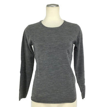 将图片加载到图库查看器,セオリー Theory ニット セーター トップス バックリボン サイズ2 グレー【中古】【美品】
