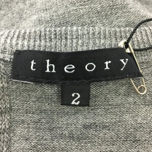 将图片加载到图库查看器,セオリー Theory ニット セーター トップス バックリボン サイズ2 グレー【中古】【美品】