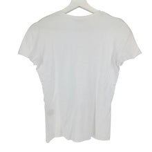 画像をギャラリービューアに読み込む, アミナルビナッチ Amina Rubinacci 半袖Tシャツ ラウンドネック カットソー 綿100% サイズ42 L相当 ホワイト【中古】