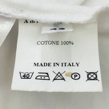 画像をギャラリービューアに読み込む, アミナルビナッチ Amina Rubinacci 半袖Tシャツ ラウンドネック カットソー 綿100% サイズ42 L相当 ホワイト【中古】