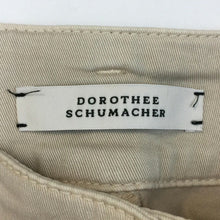 画像をギャラリービューアに読み込む, ドロシーシューマッハ DOROTHEE SCHUMACHER コットンパンツ サイズ2 ベージュ【中古】